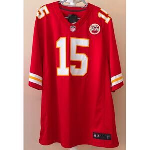 Patrick Mahomes Nike NFL Jersey Red  and White Graphics Unisex XXXL